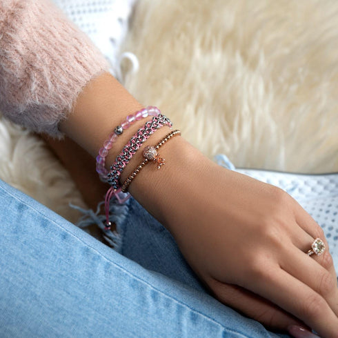 Liens Kismet | Bracelet Pantone | Argent | Espoir